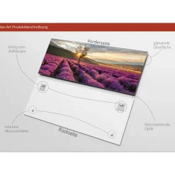 Glas-Art Silence 30 x 80 Glasbild ^ Pro-Art
