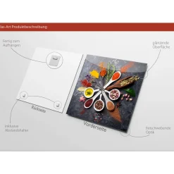 Glas-Art Spicery I 20 x 20 Glasbild ^ Pro-Art Online
