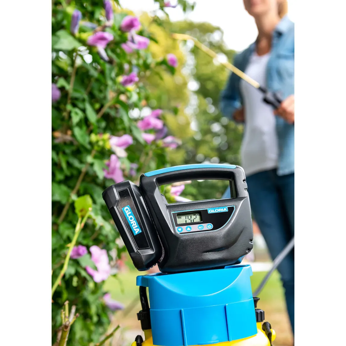Akku-Kompressor Auto Pump-Power 18V ^ Gloria Outlet