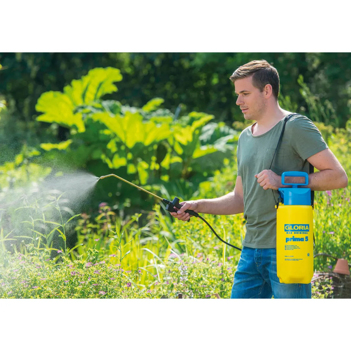 Drucksprüher Prima 5 5 L inkl Messing-Lanze ^ Gloria Discount