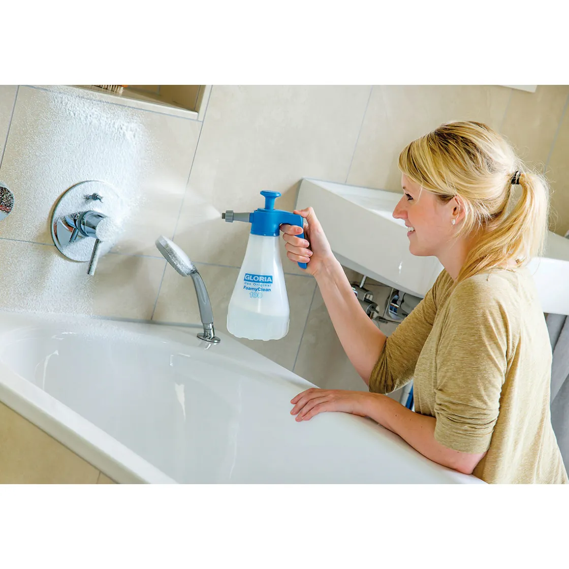 Handsprüher zur Ausbringung von Reinigungsschaum FoamyClean 100 1 L ^ Gloria Clearance