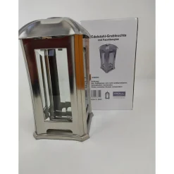 Grablampe Edelstahl mit Facettenglas matt ^ Sale