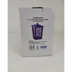 Grablaterne Metall schwarz ^