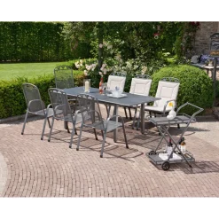 Gartentisch Toulouse ca 140 x 72 x 90 cm ^ Greemotion Testrut Hot