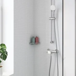 Ablagekorb Bau Cosmopolitan silber 20,2 x 3,2 x 16,4 cm ^ Grohe Online