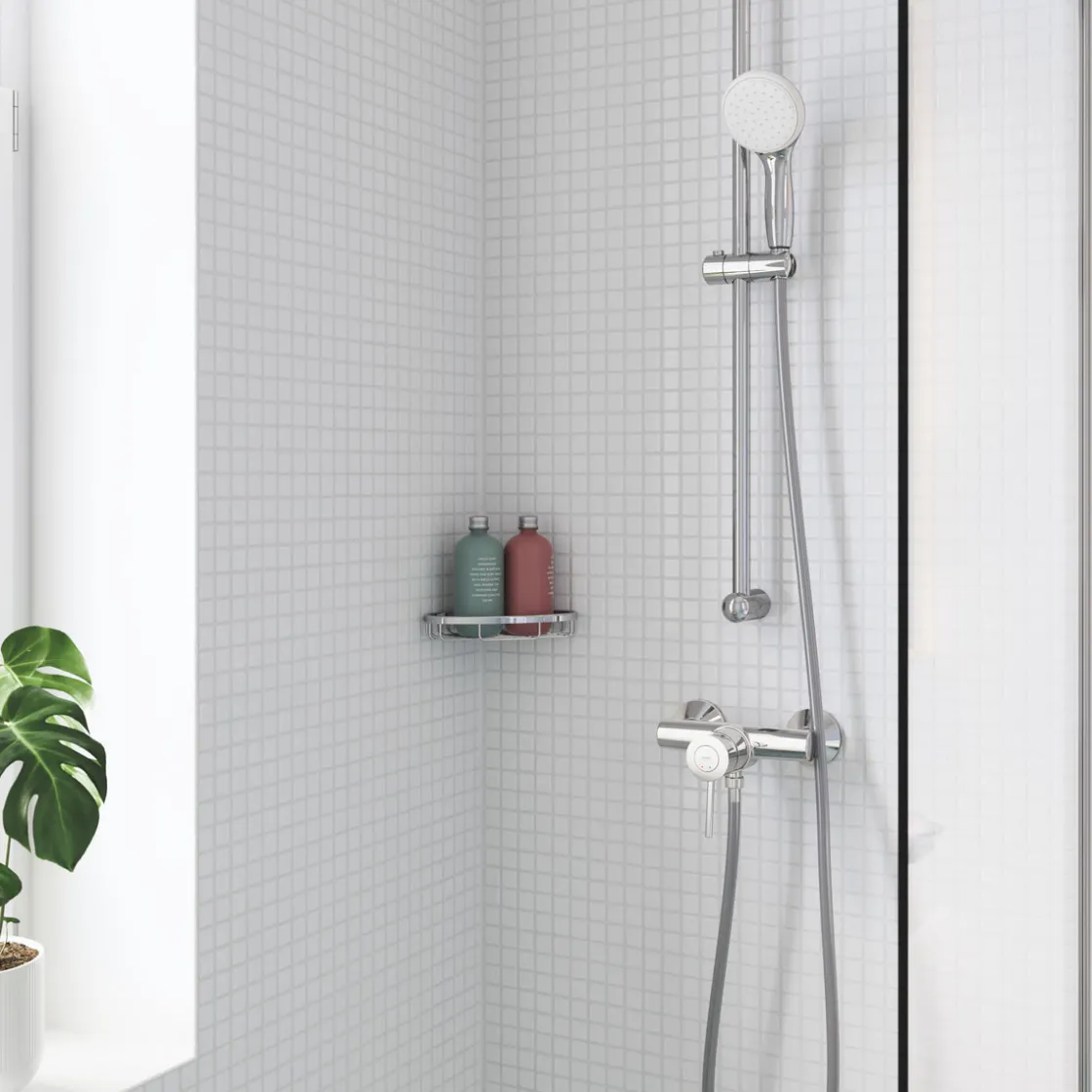 Ablagekorb Bau Cosmopolitan silber 20,2 x 3,2 x 16,4 cm ^ Grohe Online