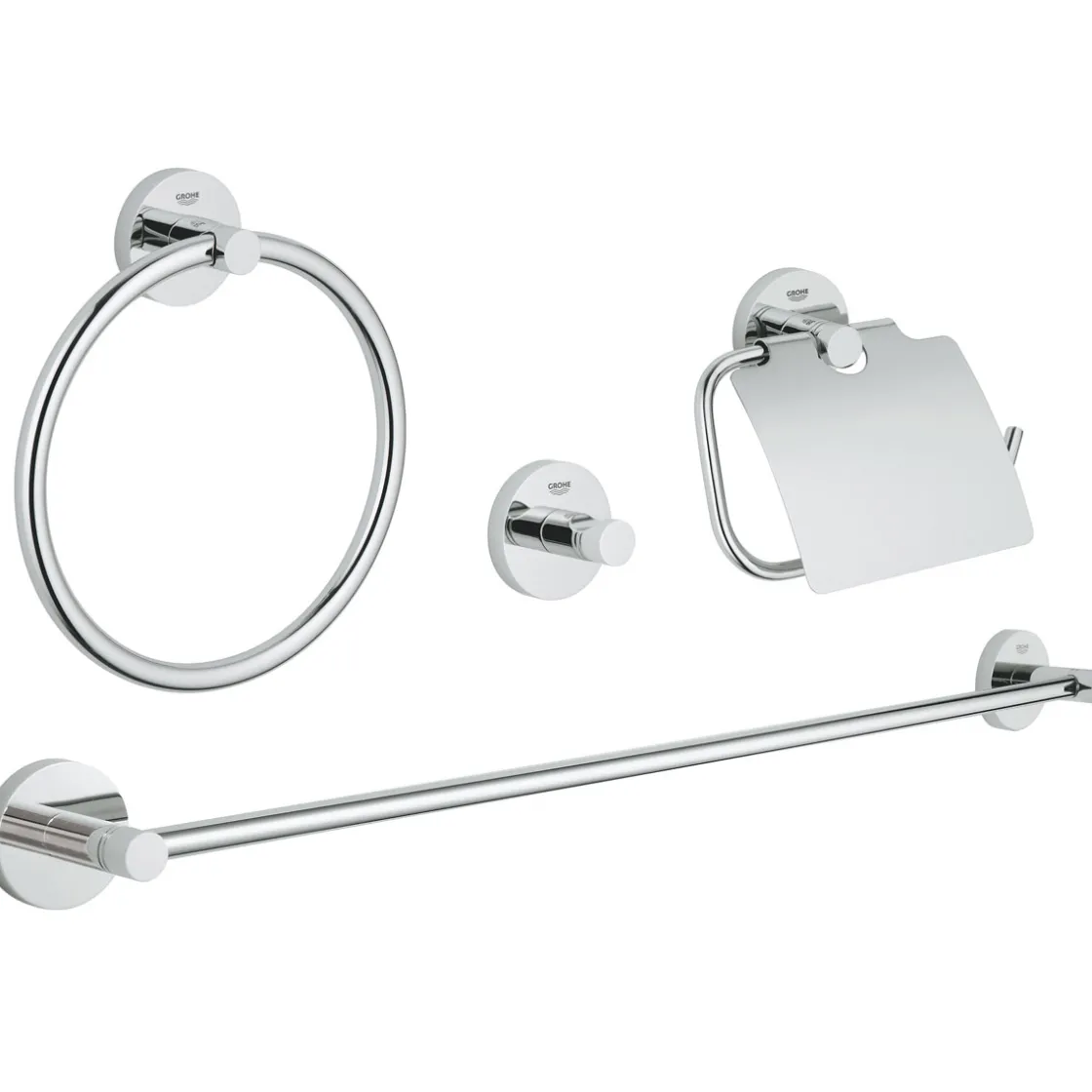 Accessoires Set Essentials 4-in-1 chrom ^ Grohe New