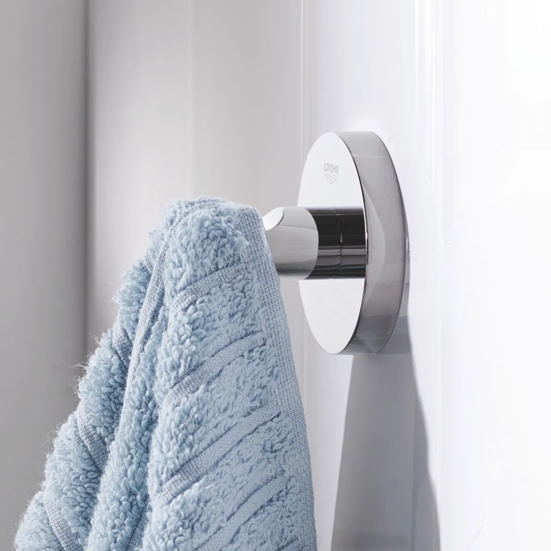 Bademantelhaken Essentials silber 4,5x Durchmesser 5,4 cm ^ Grohe Online
