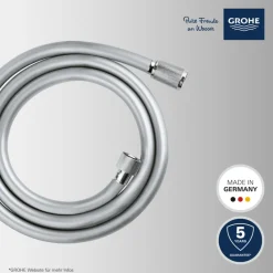 Brauseschlauch „VitalioFlex Comfort“, chrom, 1,50 m ^ Grohe Discount