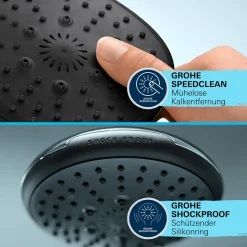 Duschsystem Vitalio Comfort 250 Flex mit Umstellung für die Wandmontage ^ Grohe Best
