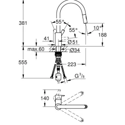 Feel Einhand-Spültischbatterie DN 15 ^ Grohe Discount