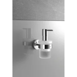 Halter mit Seifenspender Essentials Durchmesser 7,2 x 12,6 cm ^ Grohe Best