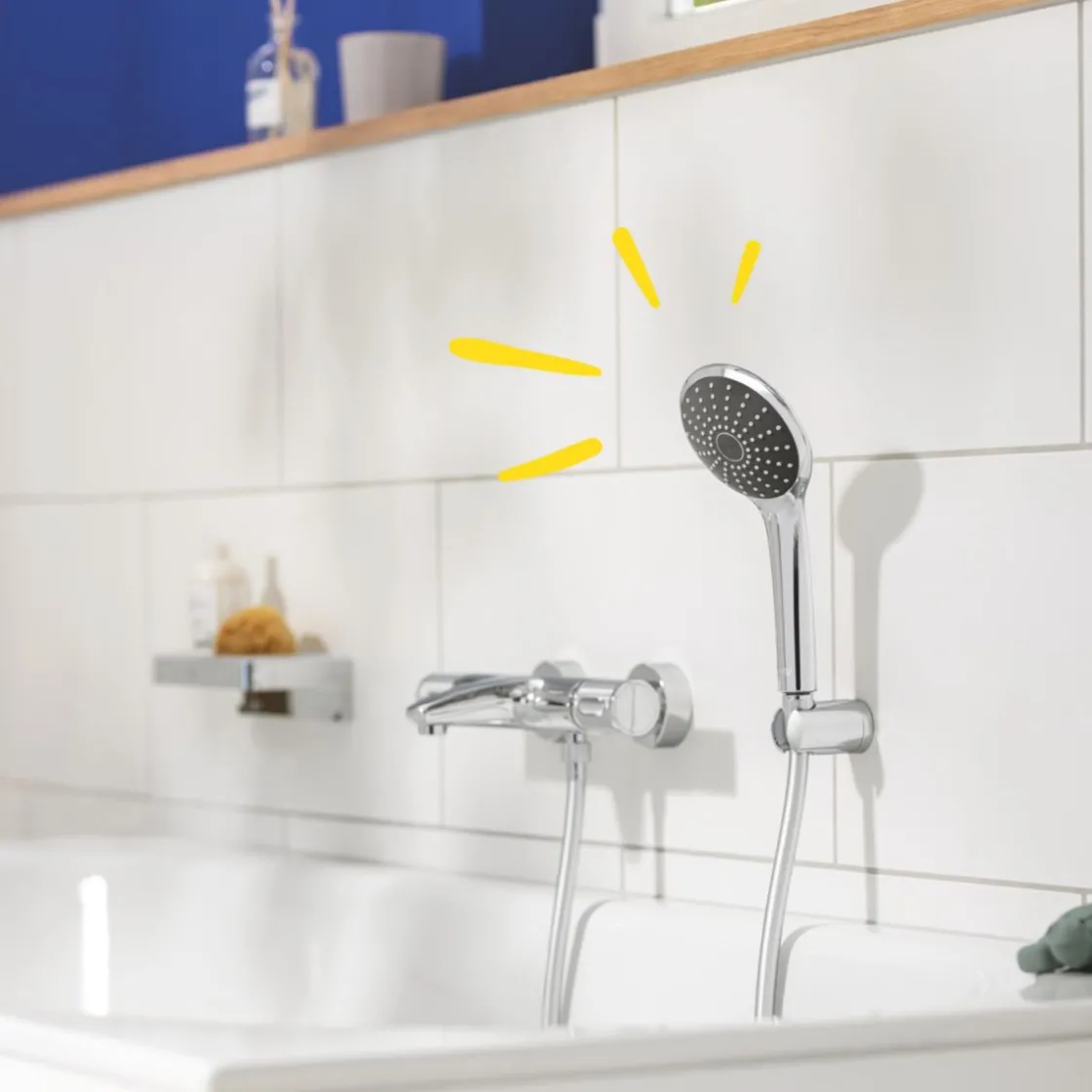 Handbrause Vitalio Joy 110 Mono 1 Strahlart ^ Grohe New