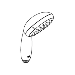 Handbrause Vitalio Start 00 HB Strahlart chrom ^ Grohe Outlet