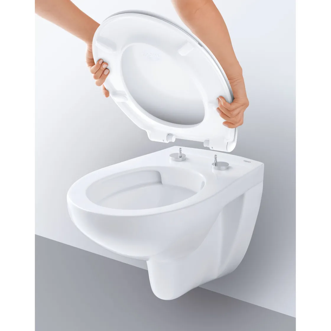 Wand-Tiefspül-WC Bau alpinweiß 36,8 x 41 x 53,1 cm ^ Grohe Best