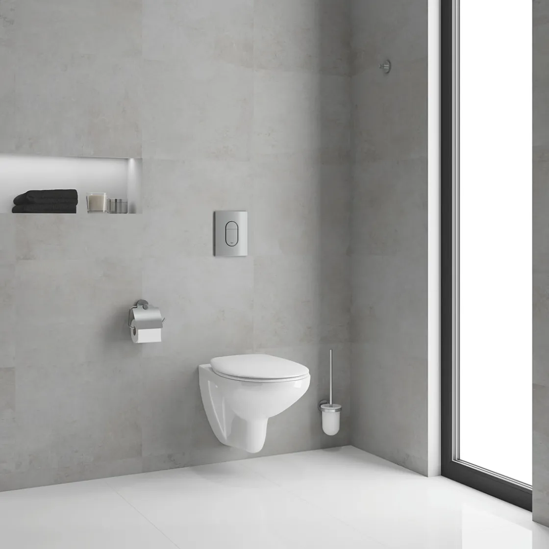 Wand-WC Komplett-Set Solido 5in1 inkl Befestigungsmaterial ^ Grohe Discount