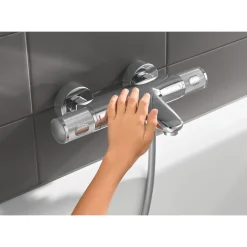 Wannenbatterie Precision Feel chrom 31,3 cm ^ Grohe Online