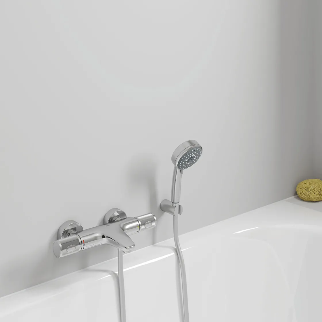 Wannenbatterie Precision Feel chrom 31,3 cm ^ Grohe Online