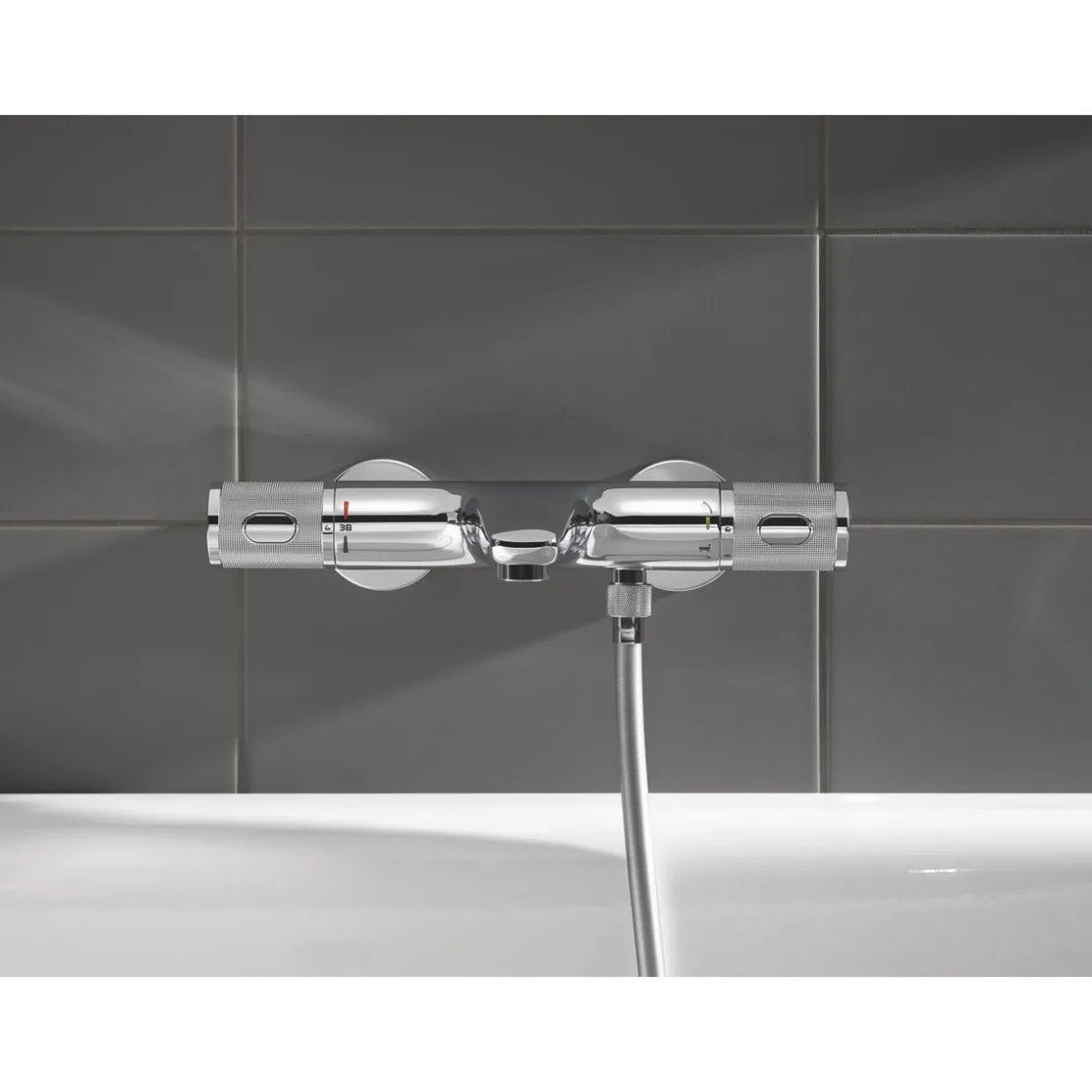 Wannenbatterie Precision Feel chrom 31,3 cm ^ Grohe Online