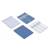 Geschirrtücher 100% Baumwolle 4er Pack 50x70cm blau ^ Gözze Clearance