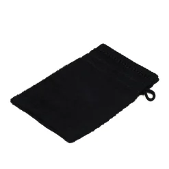 Waschhandschuh Berlin 17 x 24 cm schwarz ^ Gözze Discount