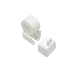 Halter/Endkappen f. U-Lauf weiß ^ Gardinia Outlet