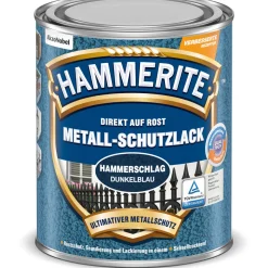 Hammerschlag dunkelblau 250 ml ^ Hammerite Clearance