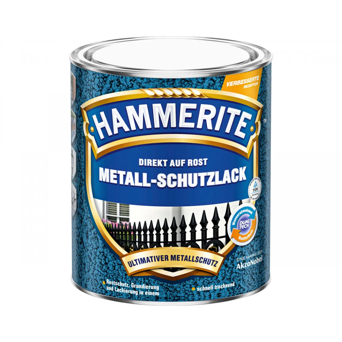 Metallschutzlack dunkelgrün glanz 750 ml ^ Hammerite Clearance