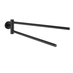 Handtuchhalter m. 2 Armen Bosio Black ^ Wenko Outlet