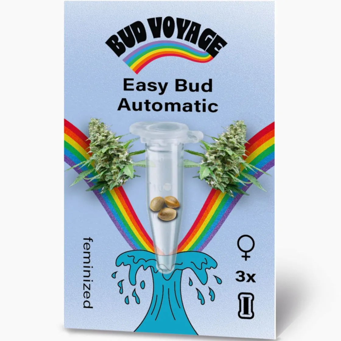 Hanfsamen BudVoyage Hippie Hanf- EasyBud Auto, 3 Samen ^ Bud Voyage Discount