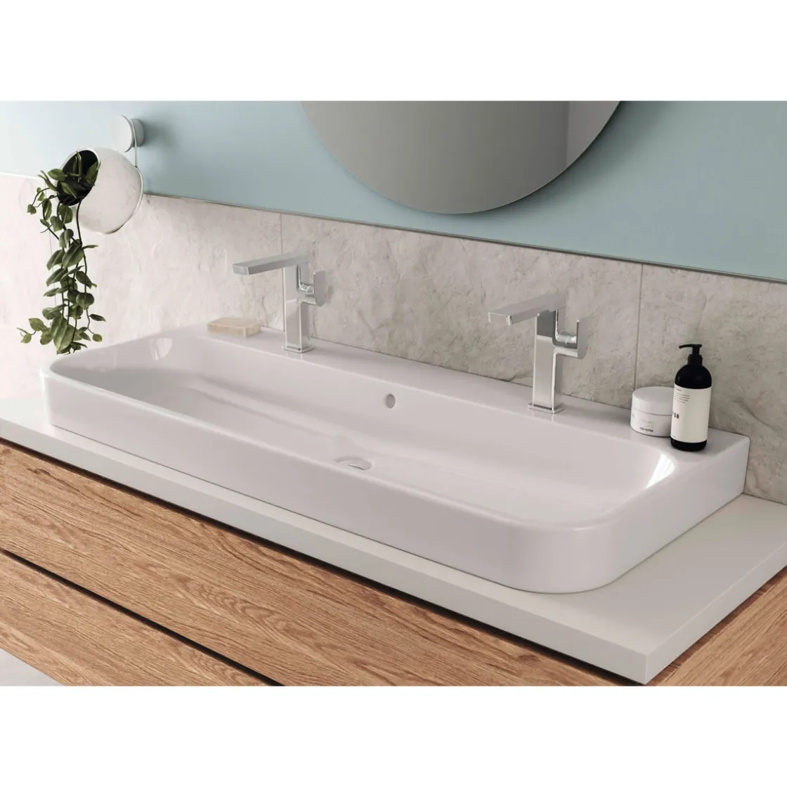 Waschtischarmatur „Stela Eco“ Chrom ^ Hansa