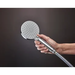 Duschsystem Vernis Shape mit Thermostat chrom ^ Hansgrohe Best