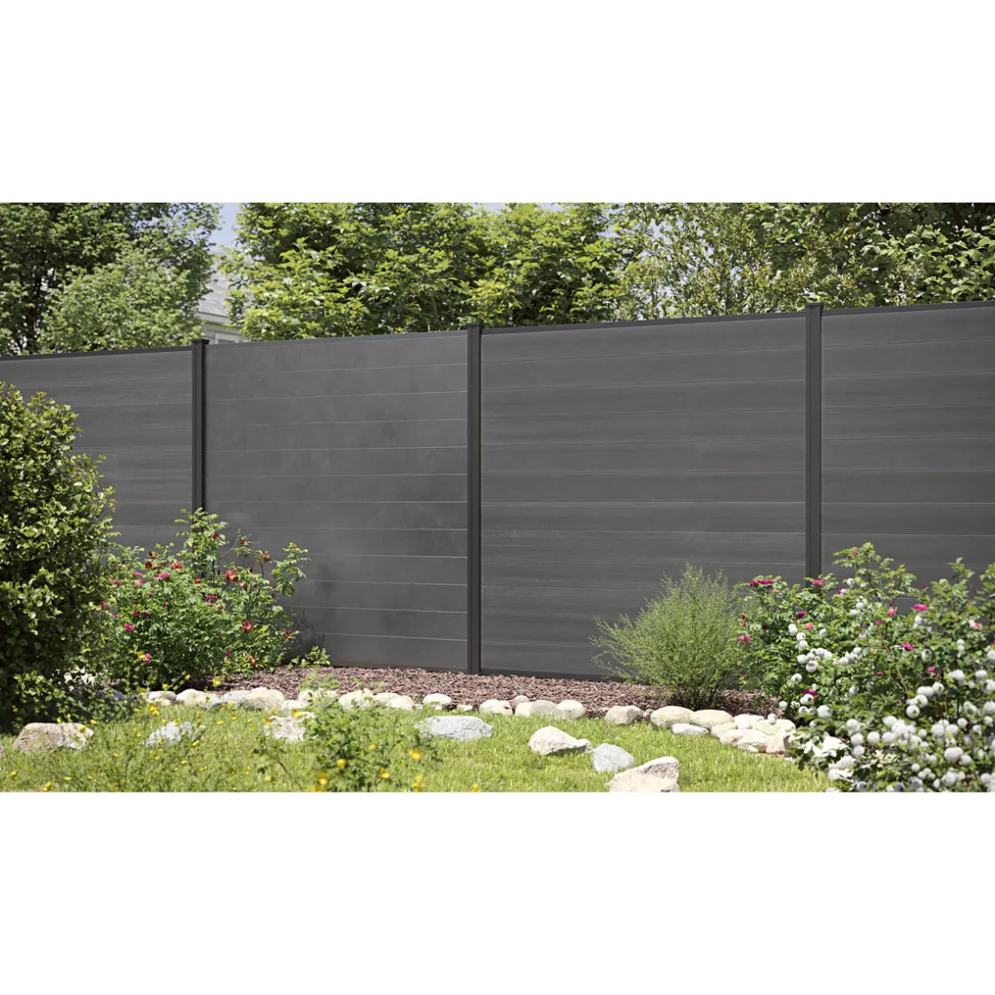 WPC Steckzaunsystem 6er-Pack ^ Hartmann Best