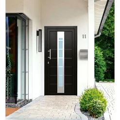Haustür Kunststoff T84 anthrazit 100 x 210 cm Anschlag rechts ^ New
