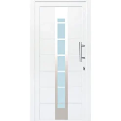 Haustür Kunststoff T84 weiß 100 x 210 cm Anschlag rechts ^ Hot