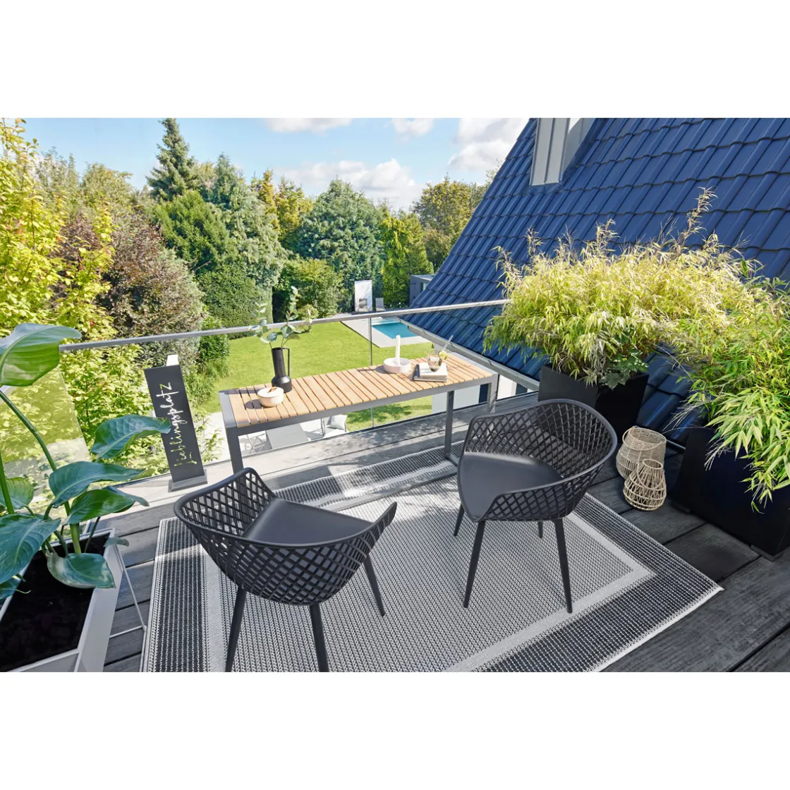 Balkon-Tisch Dresden BxHxT 138 x 75 x 42 cm ^ Haveson