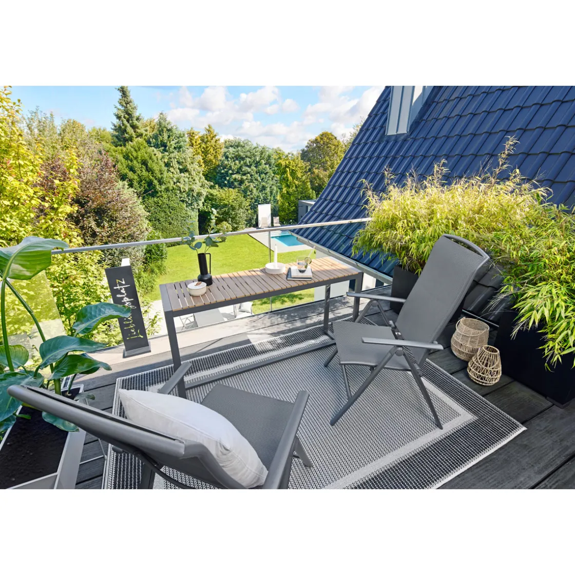 Balkon-Tisch Dresden BxHxT 138 x 75 x 42 cm ^ Haveson