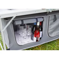 Camping-Tisch mit Ablagefächern ^ Haveson Best