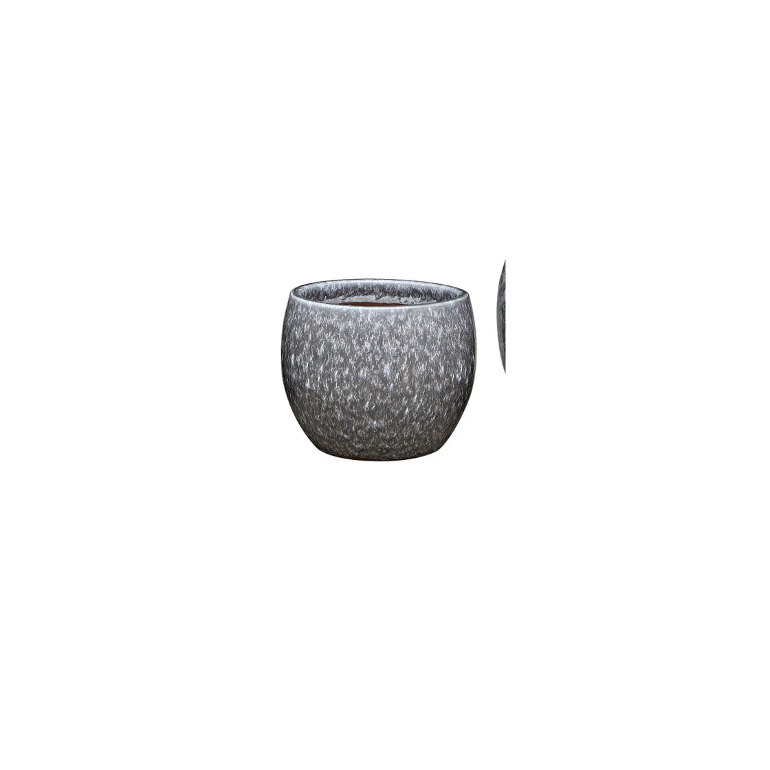 Pflanztopf Glasierter Stein LxBxH 21 x 21 x 17 cm ^ Haveson Discount