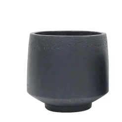 Pflanztopf PORES anthrazit 42 x 42 x 38 cm ^ Haveson Online