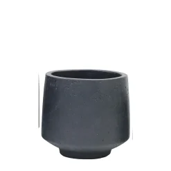 Pflanztopf PORES anthrazit 32 x 32 x 29 cm ^ Haveson Hot