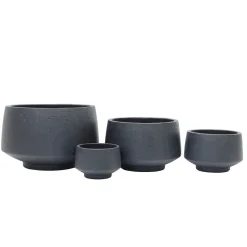 Pflanztopf PORES LxBxH 53 x 53 x 33 cm anthrazit ^ Haveson Online
