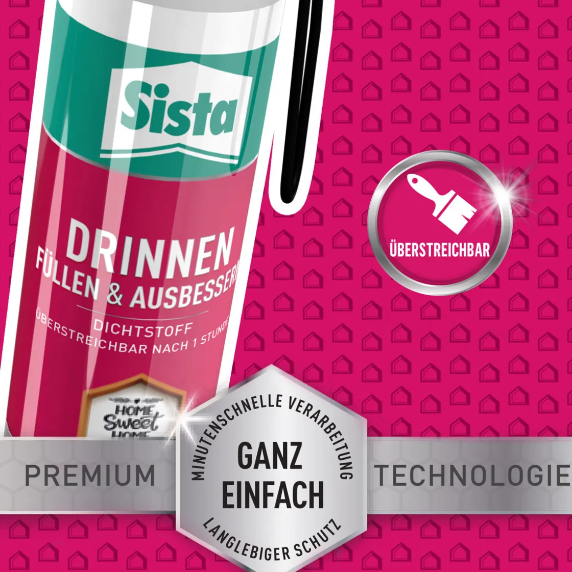 Henkel Dichtstoff Füllen und Ausbessern 100 ml ^ Sista Hot