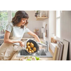 HG SP-Armatur Zesis M33,chrom,Keramik-Mischsystem,schwenkbar, Easy-Clean-Perl. ^ Hansgrohe Outlet