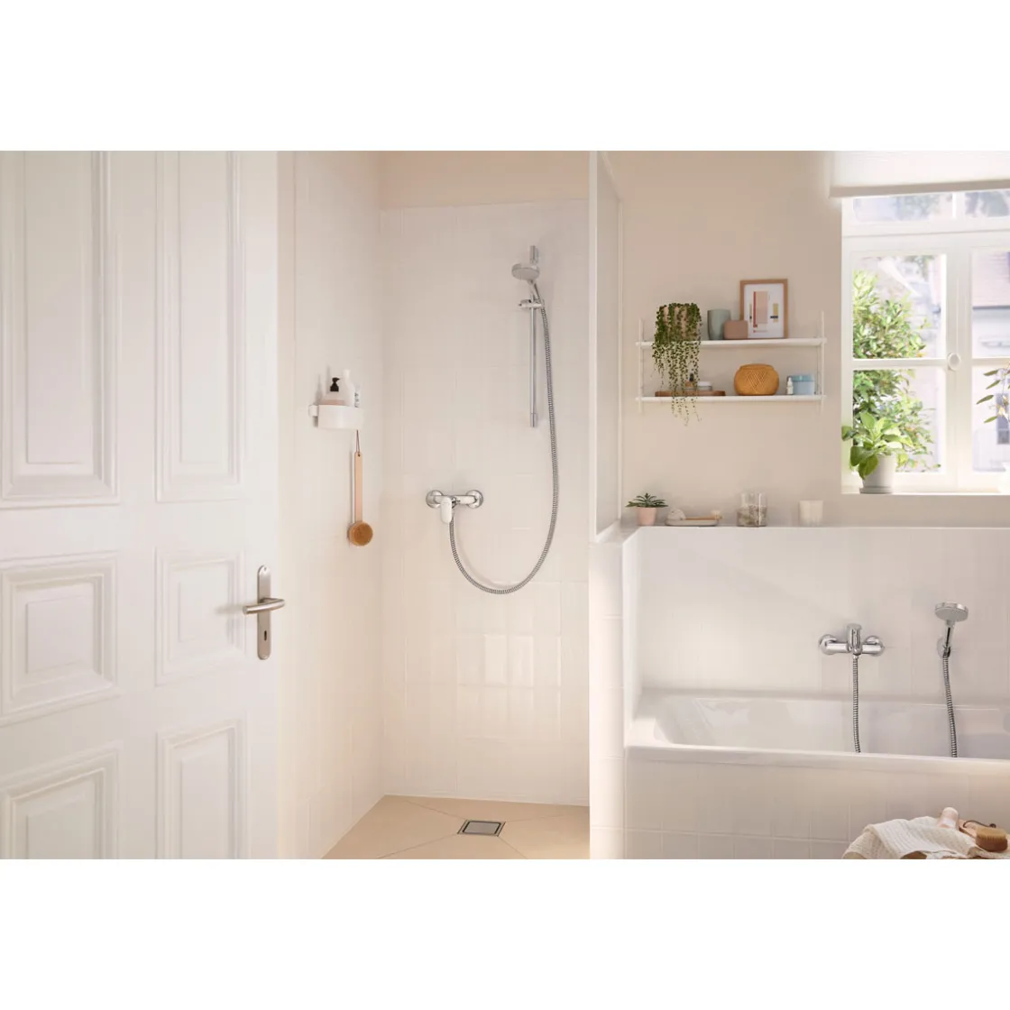 HG Wannenarmatur Rebris S,chrom,mitKeramik-Mischsystem,1/2" Brauseanschluss ^ Hansgrohe Outlet