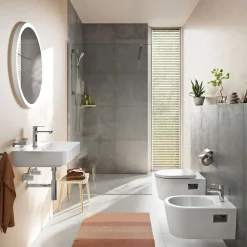 HG WT-Armatur Rebris S, Keramikkart. chrmit Cold-Start u. EcoSmart-Funktion ^ Hansgrohe