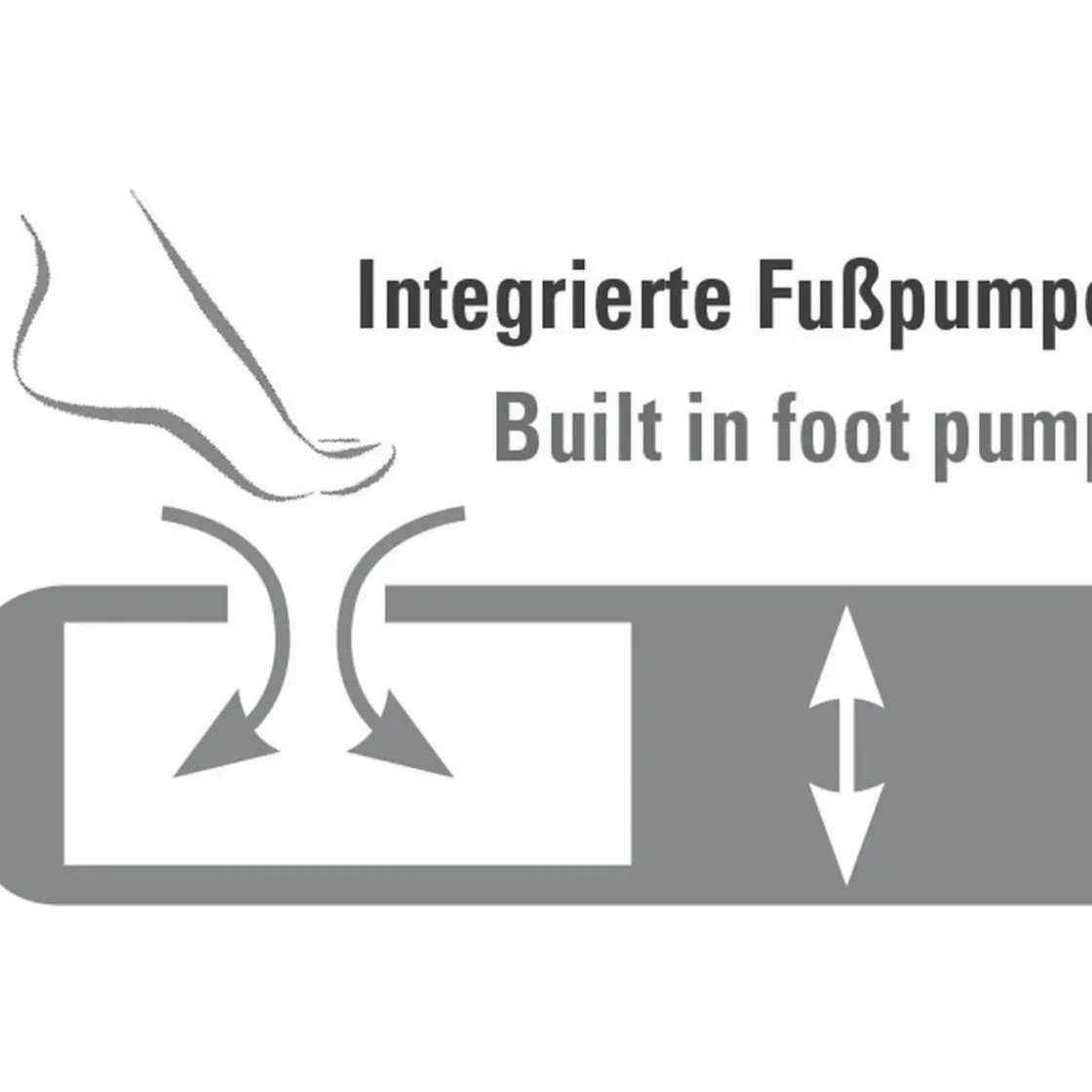 Luftbett Cross Beam Single Extra Long ^ High Peak Clearance