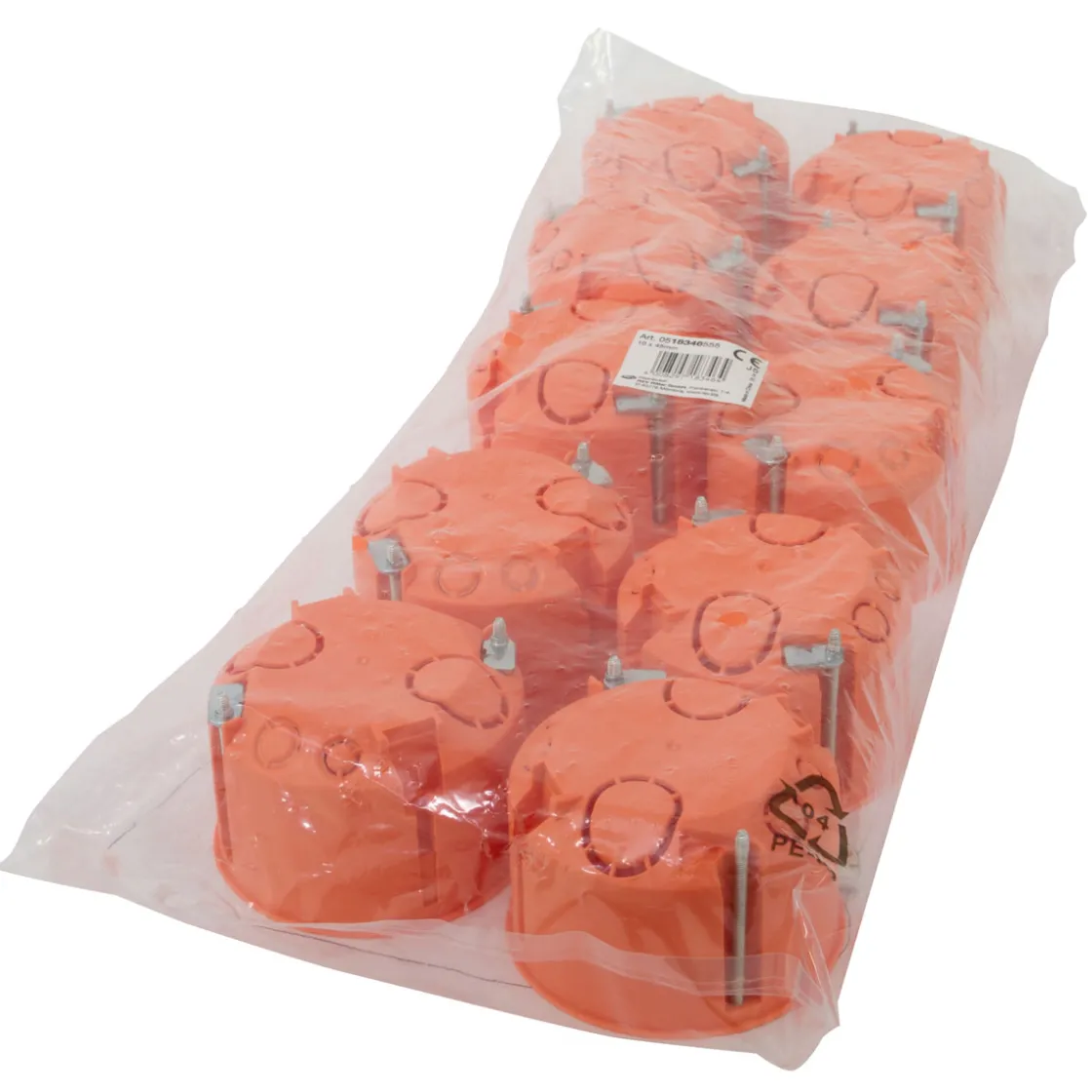 Hohlwand-Schalterdose 10 stk orange ^ Online