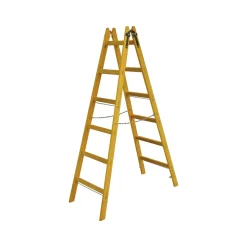 Holz-Doppelsprossenleiter 2x6 ^ Krause Best