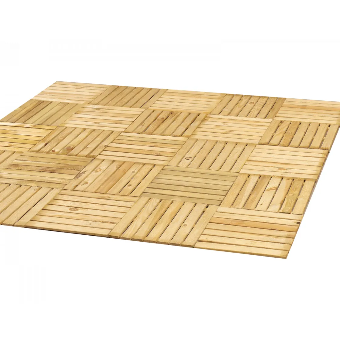 Holzfliese Kiefer geriffelt braun 50 x 50 cm ^ Sale